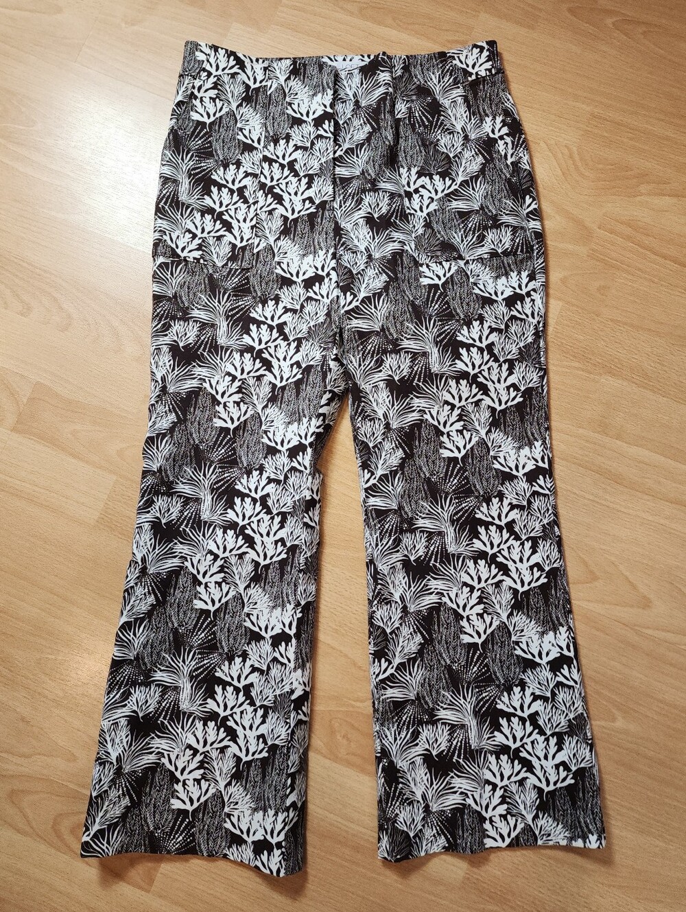 NWT Ann Taylor Loft Kick Crop Pants Brown Coral Reef Stretch Twill 8P 8 Petite